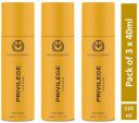 THE MAN COMPANY Deodorant Privilege Legend Premium Fragrance Long-lasting Freshness Deodorant Spray - For Men  (120 ml, Pack of 3)...