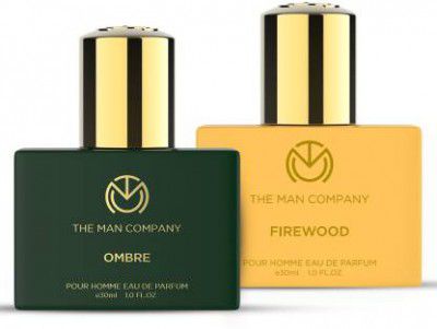 THE MAN COMPANY Firewood & Ombre Long-Lasting Fragrance Combo Eau de Parfum - 60 ml (For Men)