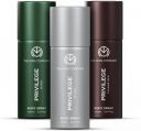 THE MAN COMPANY Hero, Champion & Titan | Long-Lasting Deos Privilege Deodorant Spray - For Men (450 ml, Pack of 3)...