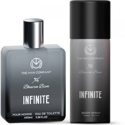THE MAN COMPANY Infinite body spray 150ml + Infinite edt 100ml - Combo of 2 Perfume Body Spray - For Men  (150 ml, Pack of 2)
