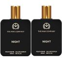 The Man Company Night Perfume for Men - 2 * 50ml | Citrusy, Exotic & Woody | Date Night Body Spray...