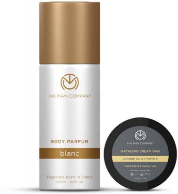 THE MAN COMPANY Office Ready Duo (Blanc Body Perfume + Machismo Cream wax)  (2 Items in the set)