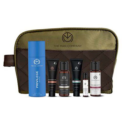 The Man Company Premium Skin Glow Collection 6-in-1 Combo Travel Mini Kit