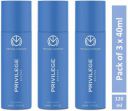 THE MAN COMPANY Privilege Active Premium Fragrance Long-lasting Freshness Deodorant Spray - For Men & Women  (120 ml, Pack of 3)...