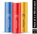 THE MAN COMPANY Privilege Legend, Intense & Active Deodorant Spray - For Men  (450 ml, Pack of 3)...