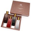 The Man Company Specially Curated Perfume Gift Set for Men 4*20ml- A Gentleman’s Moods | Premium Long-Lasting Fragrance | Luxury EAU DE Parfum | Night for Date | Blanc for Office | Fire for Party | Ou...