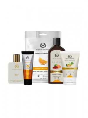 THE MAN COMPANYDe-Tan Body Wash, Face Wash, Sunscreen Gel, Sheet Mask & EDP