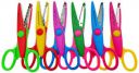 The Mark 6 Pieces Art and Craft Zig zag Paper Shaper Scissor Set Scissors  (Set of 6, Multicolor)...