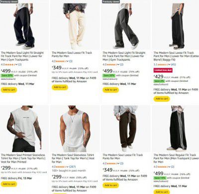 Amazon Loot : Upto 87% OFF - The Modern Soul Clothings