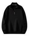 The Modern Soul Half Zipper Solid Sweatshirt for Men...