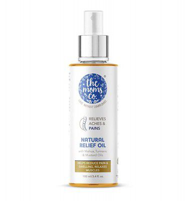 The Moms co Natural Pain Relief Oil (100 ml)