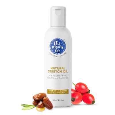 The Moms Co. Natural Stretch Oil, 7 in 1 Natural Bio Oil - Clinically Proven Formula 100 ml