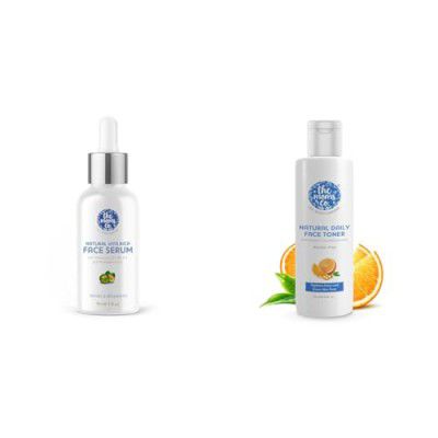 The Moms Co. Natural Vita Rich Face Serum - 30 ml, Natural Daily Vitamin C Face Toner| Alcohol-free l Tighten Pore l Even-Tone-Hydrate Skin - - - 25 ml