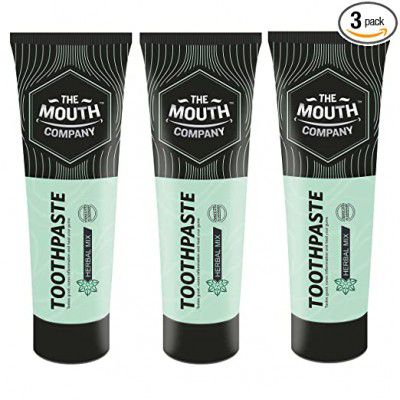 The Mouth Company Classic Herbal Mix Toothpaste 75g, Sensitivity Protection - Pack of 3