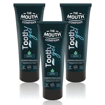 The Mouth Company Refreshing Cool mint Toothgel 75g - Pack of 3