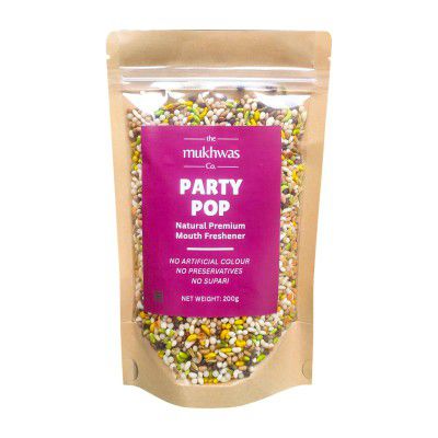 The Mukhwas Co. Party Pop Natural Mukhwas Mouth Fresheners Saunf Mix, 200g