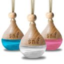 The Old Natural Car Perfume with Essential Oils | Car Perfume Diffuser with Wooden Lid (Pack of 3)...
