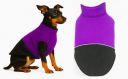 The Pets Company Dog Winter Coat Jacket (Purple Black, X - Small - 12 Inch)...