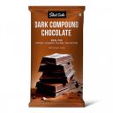 The Select Aisle's Dark Chocolate Compound Slab - 500g | Rich Dark Chocolate Bar ...