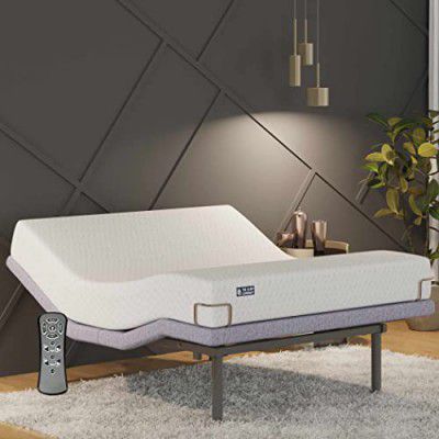 The Sleep Company Elev8 Smart Recliner Bed | King Size, Metal, Matte, Black