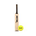 THE VILLAIN Wooden Cricket Bat for Boys & Men |Lightweight and Durable Bat and Ball | Maple Wood Color| (4)...