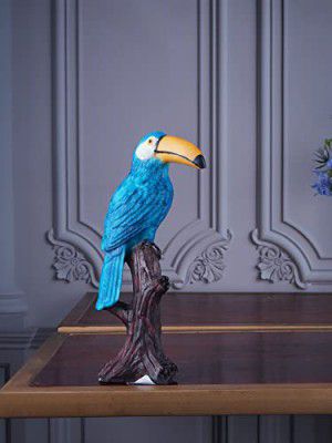THE WHITE INK DECOR Premium Bird Figurine Bird Decor Decorative Birds - Outdoor and Indoor Bird Statues and Figurines - Bird Decorations for Home and Garden.