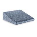 The White Willow Soft Fabric Elevated Bed Wedge Case 24L x 24W x 10H, Washable, Removable Zippered Pillow Cover Only, Memory Foam & HR Foam Acid Reflux Bed Wedge- Grey...