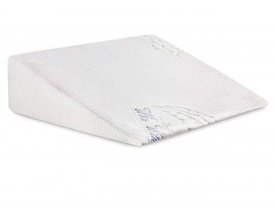 The White Willow Soft Fabric Pillow Case 24 L x 24 W x 7 H, Washable, Removable Zippered Pillow Cover Only, Fits Bed Wedge Pillow- Multi