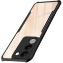 TheGiftKart ShockProof Crystal Clear Back Cover Case for Vivo Y200 5G | 360 Degree Protection | Protective Design | Transparent Back Cover Case for Vivo Y200 5G (PC & TPU, Black Bumper)...