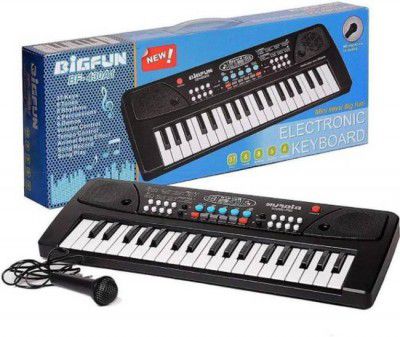 THELHARSATOYS Electronic Piano Keyboard Toy with DC Power Option, Recording and Microphone Electronic Piano Keyboard Toy Analog Portable Keyboard  (37 Keys)