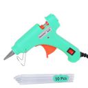 THEMISTO 20 Watt Mini Hot Melt Glue Gun with 10 Glue Sticks for DIY Art and Crafts…...