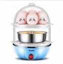 THEMISTO 350 Watts Egg Boiler/Poacher/Cooker for Steaming, Cooking & Boiling (TH-611(14 eggs)) - Blue...