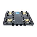 Thermador EcoFlame 4 Burner Gas Stove Glass Top Manual Ignition...