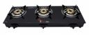 Thermador Toughened ISI Certified 3 Brass Burner Glass Gas Stove...