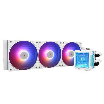 Thermalright FW PRO 360 ARGB White CPU AIO Cooler,IPS LCD Screen 