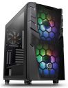 Thermaltake Commander C32 Motherboard Sync ARGB ATX Mid Tower Computer Chassis with 2 200mm ARGB 5V Motherboard Sync RGB Front Fans + 1 120mm Rear Black Fan Pre-Installed CA-1N3-00M1WN-00...