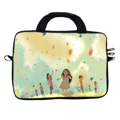 TheSkinMantra Children Playing Around Messenger Bag for 15.6 inch Laptop