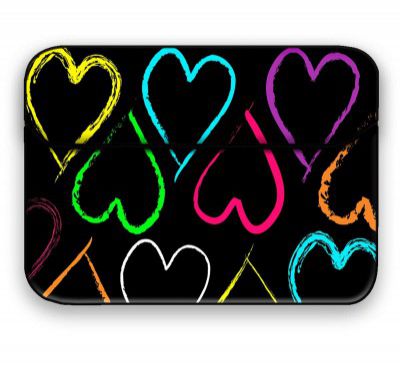 Theskinmantra Hearts 13242MAC Laptop Sleeve