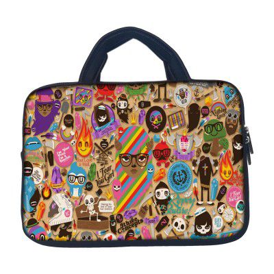 TheSkinMantra Pirates Merge Sleeve for 14 inch laptops, Multi-Coloured (13083LPC14.1H)