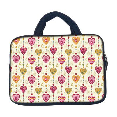Theskinmantra Valentine Hearts Sleeve for 14 inch laptops