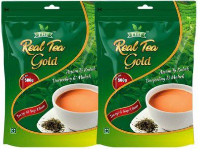 THF REAL TEA GOLD 500GM COMBO Black Tea Pouch (2 x 0.5 kg)