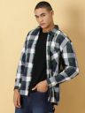 Thomas Scott Men's Classic Tartan Checkered Shacket...