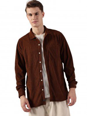 Thomas Scott Men’s Premium Slim Fit Oversized Corduroy Shacket