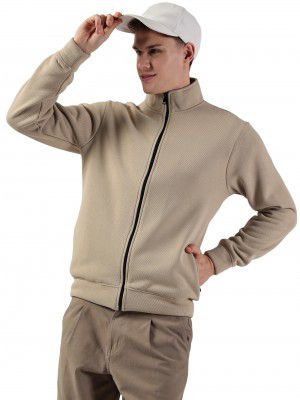 Thomas Scott Mens Regular Fit Mock Collar Bomber Jacket