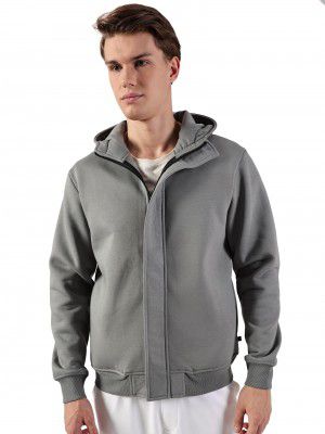 Thomas Scott Men's | Solid | Full Sleeve | Regular Fit | Polyester Elastane | Hooded Collar | Zip Clouser | Hooded Jacket