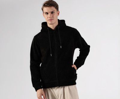 Thomas Scott Men's | Solid | Full Sleeve | Regular Fit | Polyester Elastane | Hooded Collar 