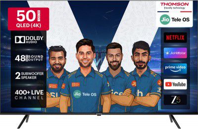 Thomson (50") QLED Ultra HD (4K) Smart JioTele OS TV (50TJQ0022)