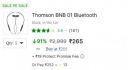 Thomson BNB 01 Bluetooth Headset (Black, In the Ear)...