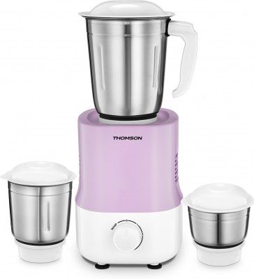 Thomson UltraMix 500 W Juicer Mixer Grinder (UltraMix | 3 Jars | Lavender Pink, Pearl White)
