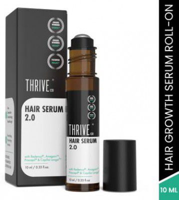 ThriveCo Hair Growth Serum Roll On for Voluminous & Strong Hair - 10 ml